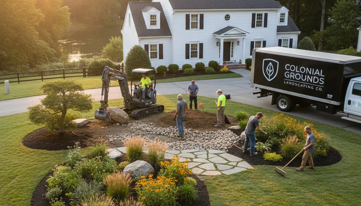 Landscaping design team serving Richmond, VA with custom outdoor solutions